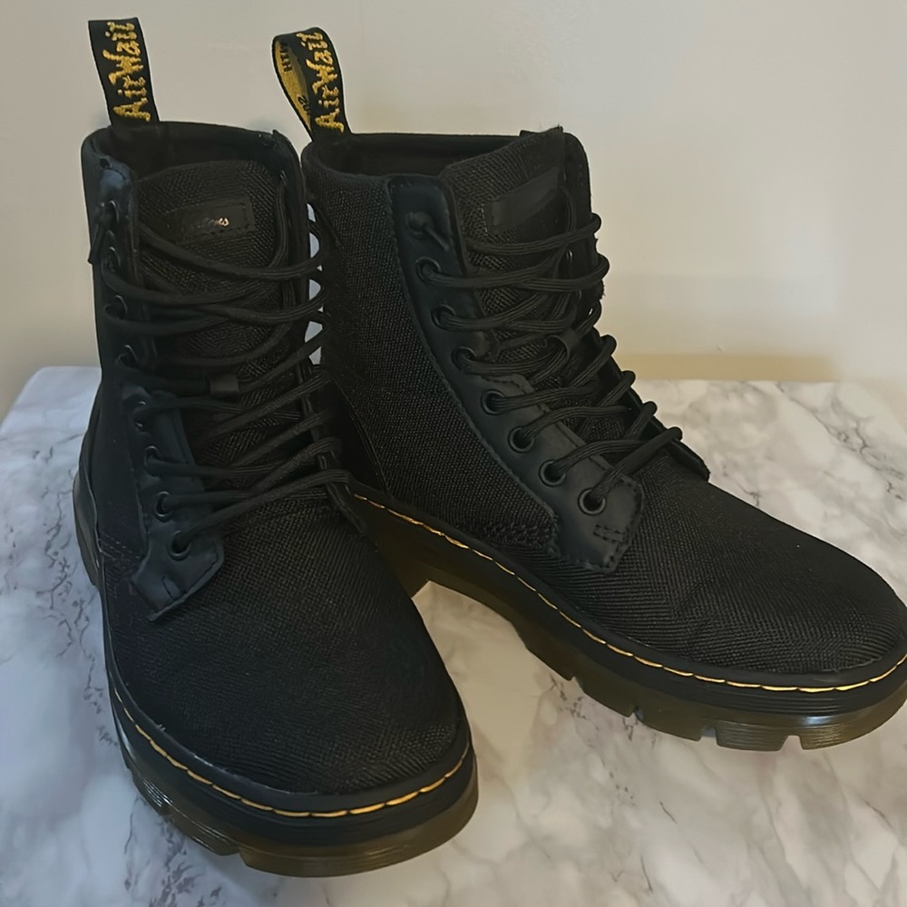 Doc Marten Combs Boots- Black